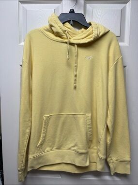 Hollister Pale Yellow Pullover Hoodie